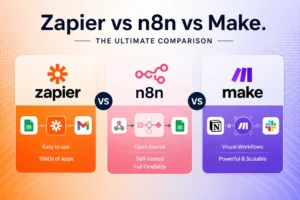 Zapier vs n8n vs Make