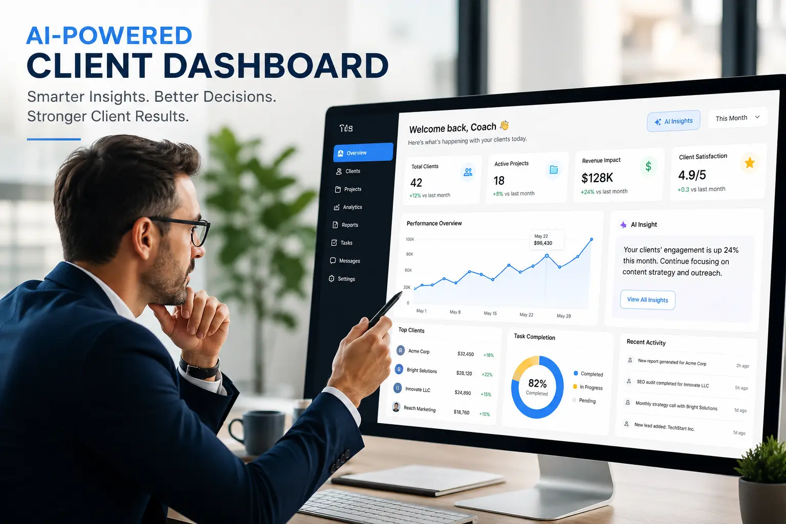 AI automation benefits for coaching and consulting professionals